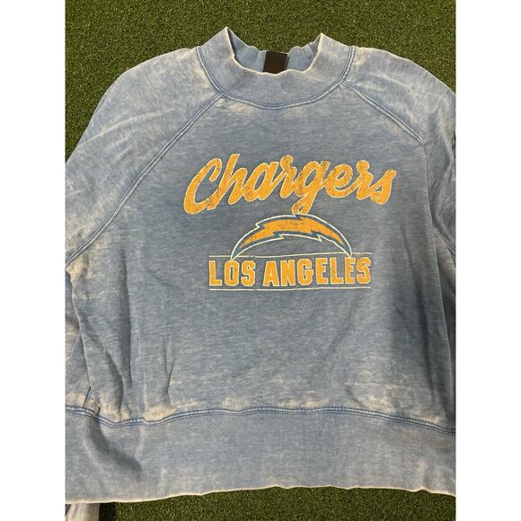 Los Angeles Chargers pullover sweatshirt light blue size XL - Picture 2 of 5